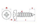 Plaatschroef m/cilinderkop inox 3.5x9.5mm (15st)