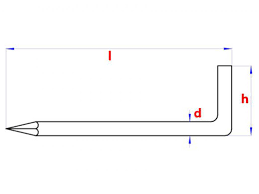 Puntduim 2.4x25mm (20st)