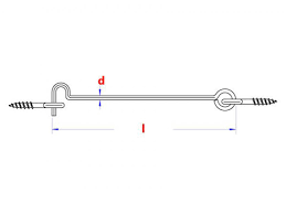 Windhaak 4.0x80mm (4st)