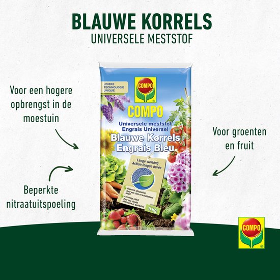 Compo universele meststof blauwe korrel