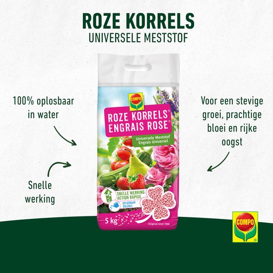 Compo roze korrels 5KG