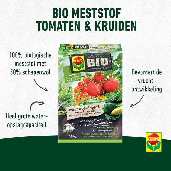 Compo bio-meststof tomaten en kruiden