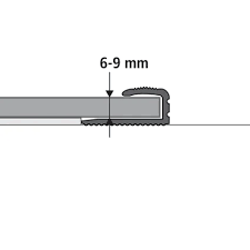 EINDPROFIEL LAMINAAT RVS 6-9X1900MM