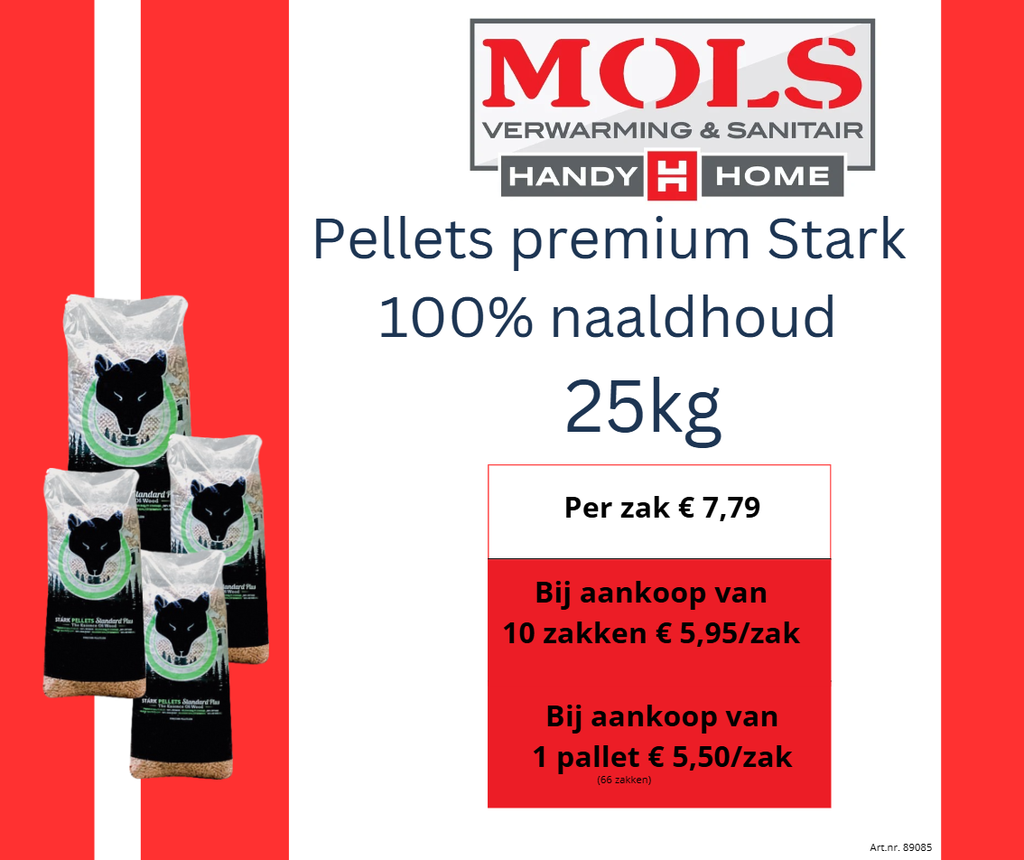 Pellets premium Stark 100% naaldhout 15kg