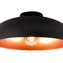 Eglo Mogano plafondlamp 40cm 1x E27 koper/zwart