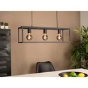 Eglo Blackcrow hanglamp 3x E27 zwart