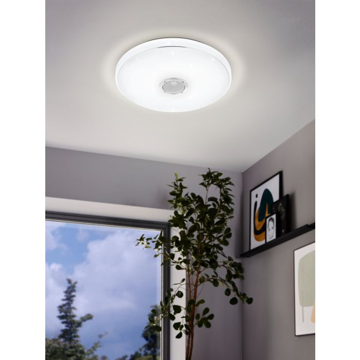 Milazzo LED plafondlamp met bluetooth & afstandsbediening 39cm