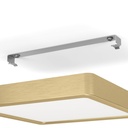 Eglo Fueva 5 LED opbouwarmatuur 210x210mm geel-koper geborst. 2000lm 3000K