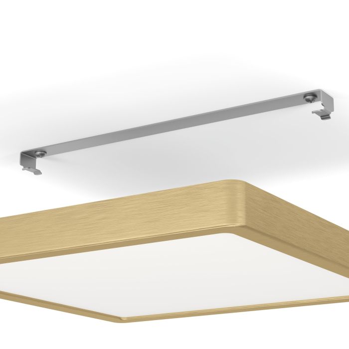 Eglo Fueva 5 LED opbouwarmatuur 285x285mm geel-koper 2400lm 3000K