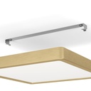 Eglo Fueva 5 LED opbouwarmatuur 285x285mm geel-koper 2400lm 3000K