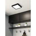 Eglo Fueva 5 LED opbouwarmatuur 210x210mm zwart 2000lm 3000K