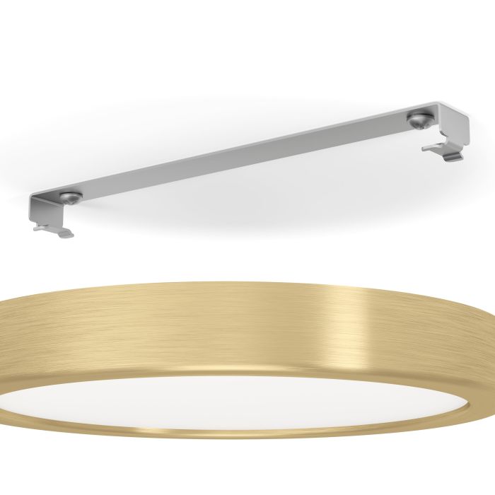 Eglo Fueva 5 LED opbouwarmatuur 210mm geel-koper geborst. 2000lm 3000K