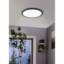Eglo Fueva-Flex inbouwarmatuur 225mm zwart 2800lm 3000K