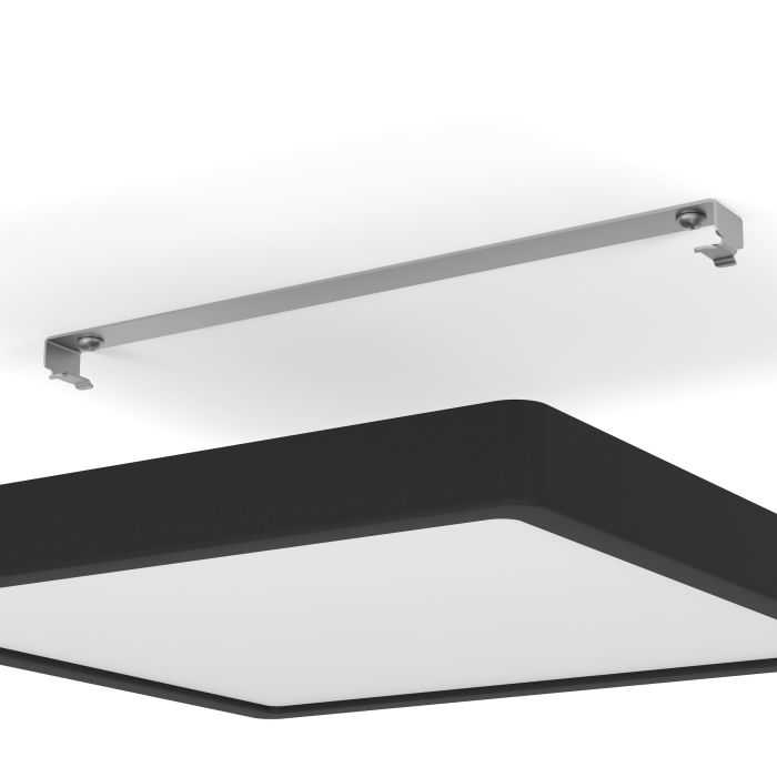 Eglo Fueva 5 LED opbouwarmatuur 285x285mm zwart dimbaar 2400lm 3000K