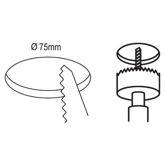 Eglo Fueva 5 LED inbouwspot zwart 86mm 300lm 3000K