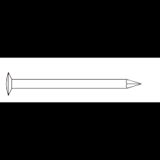 Nagel met bolverzonkenkop in gehard staal 3.5x80mm