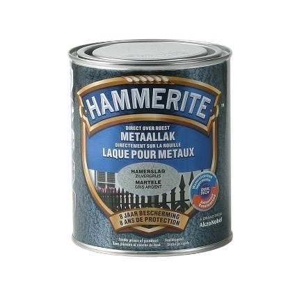 Hammerite hamerslaglak zilvergrijs 750ml