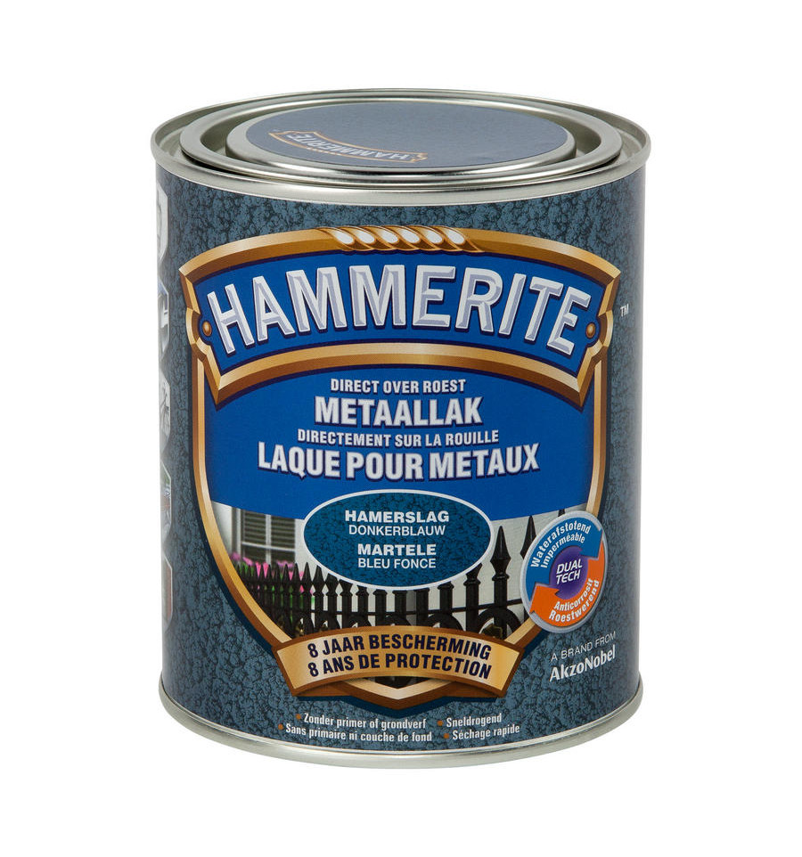Hammerite hamerslaglak donkerblauw 750ml