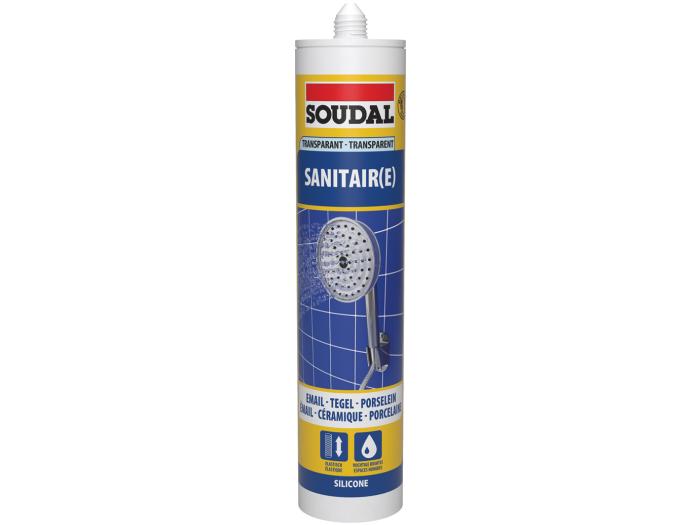 Soudal sanitaire silicone transparant - 310ml