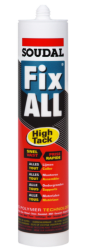 Soudal Fix-All High Tack zwart 290ml