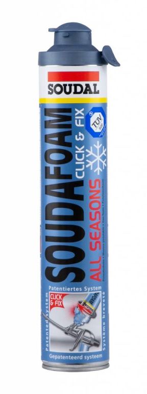 Soudal soudafoam click & fix - 750ml