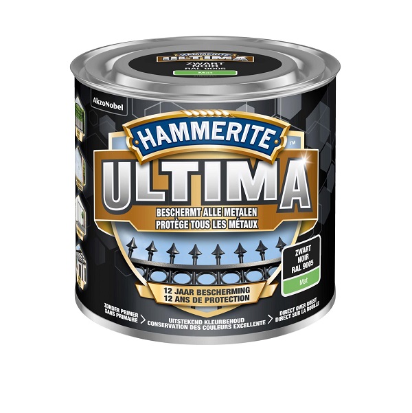 HAMMERITE - ULTIMA MAT WIT/9016 - 250ML