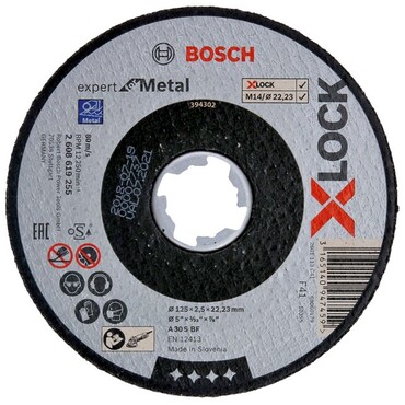 Bosch - XLK DSS EXP. metal 125x2,5x22,23 - recht