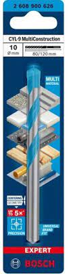 BOSCH - BOOR CYL-9 MULTICONTRUCTION 10X80X120