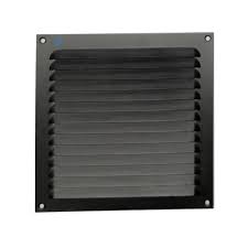 Renson 436 schoepenrooster 300x300mm RAL9005