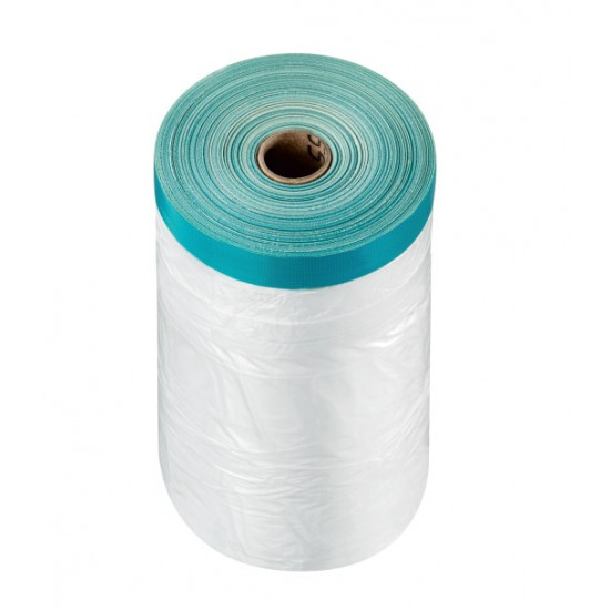 Kombimask folie/blauw 270cm x 16M K2cm