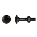 Houtbout zwart DIN 603/555 M8x50mm (6st)