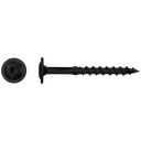 Flenskophoutschroef PFS T30 zwart 6.0x50mm (6st)