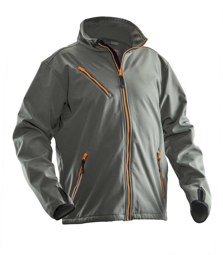 Jobman 1201 Softshell light jas donker grijs