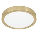 Eglo Fueva 5 LED opbouwarmatuur 210mm geel-koper geborst. 2000lm 3000K