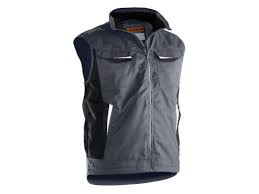 Jobman 7517 Service vest lined donkergrijs