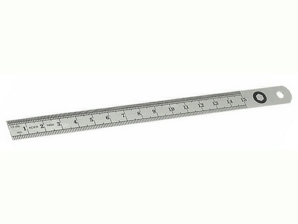 Ironside meetlat buigzaam RVS 13x0,5mm - 300mm IR150304