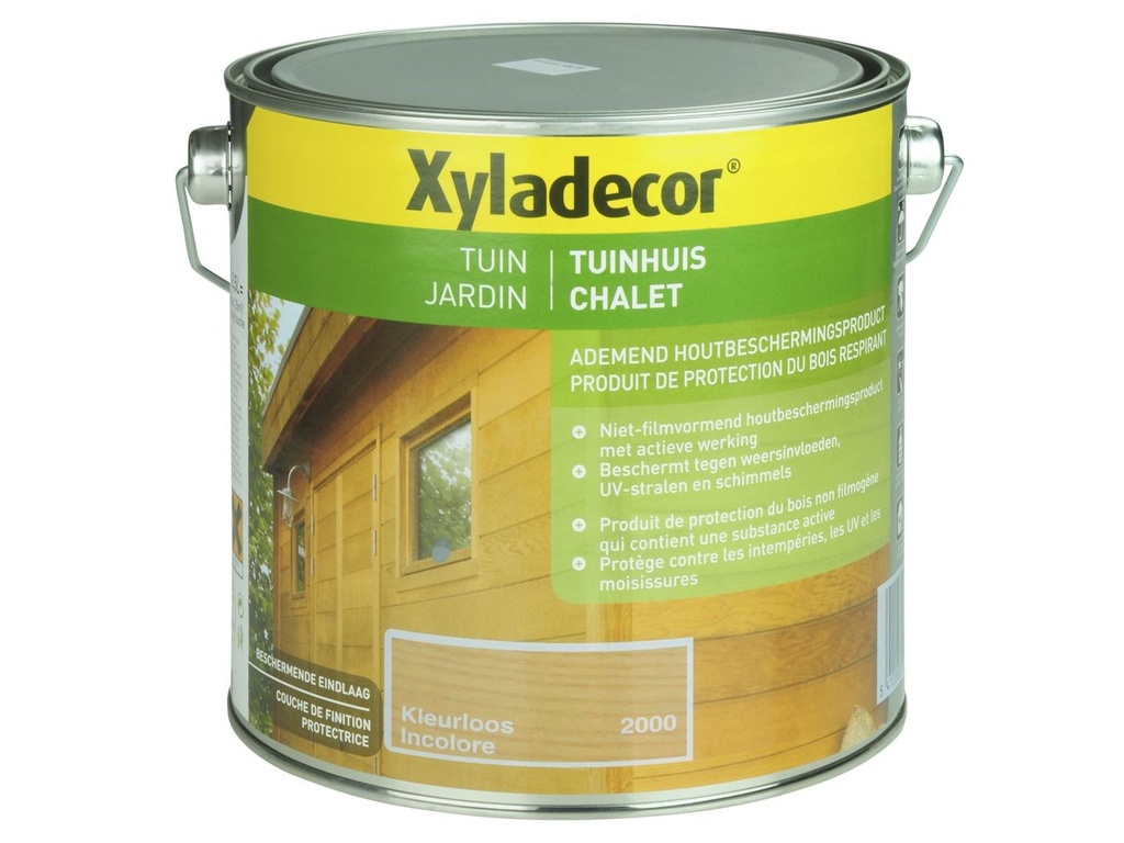 Xyladecor tuinhuis kleurloos 2.5L + 0.5L