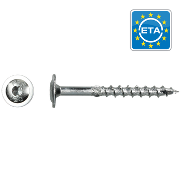 Flenskophoutschroef 6.0x50mm (25st)