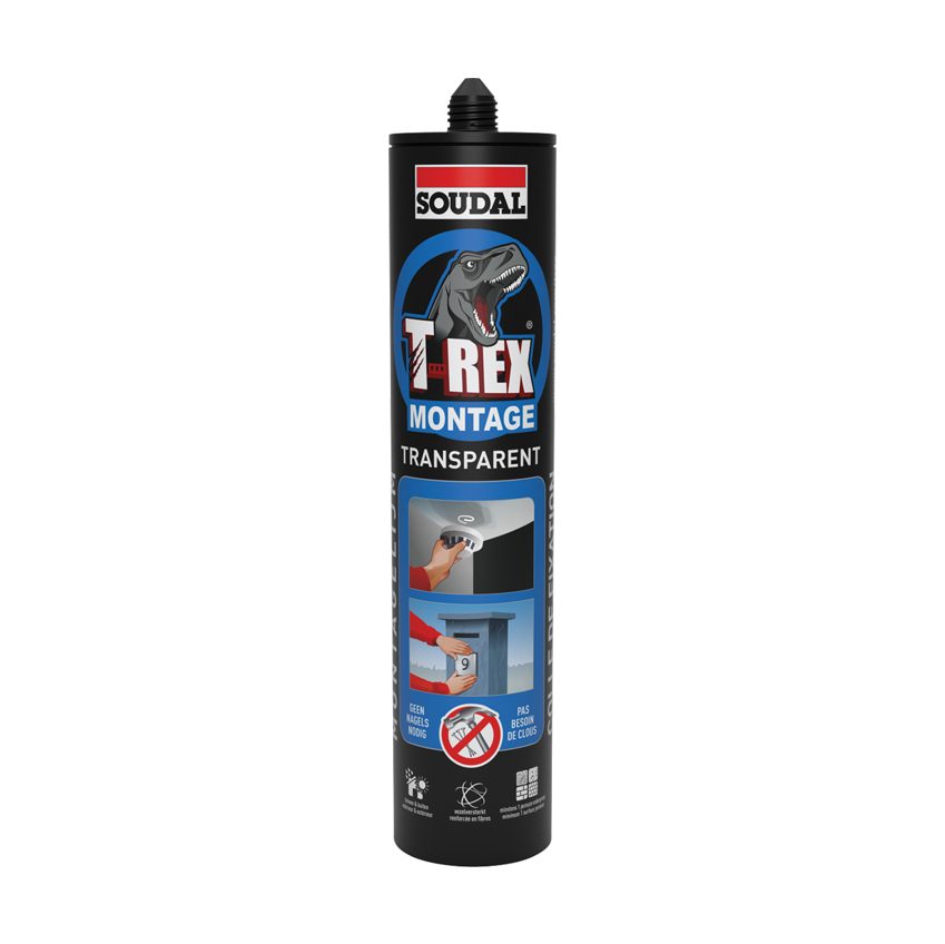 Soudal T-rex - transparant