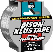 KLUS TAPE ROL 10M X 50MM GRIJS