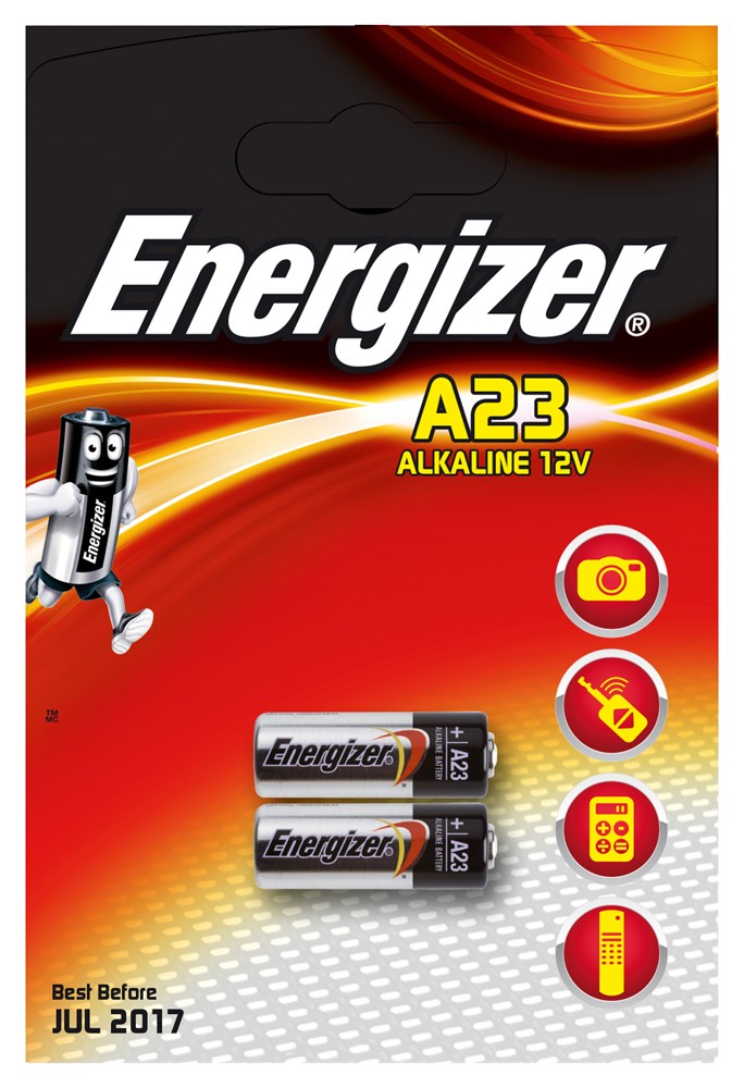 2x batterij Energizer LR 12V A23