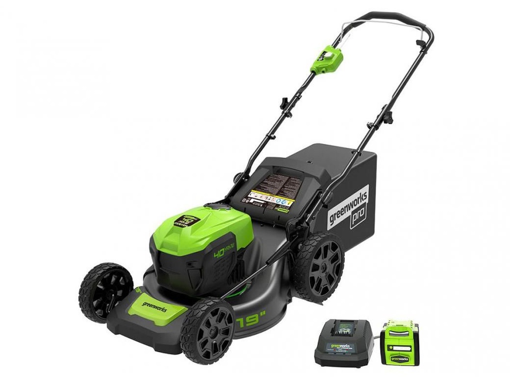 Greenworks accu grasmaaier 40V 2x4,0AH 46CM+lader