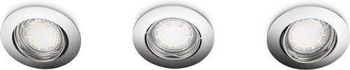 Prolight inbouwspot rond GU10 chrome (3st)