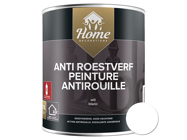 Anti-roest hoogglans wit (ral 9010) 750ml