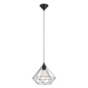 Eglo Tarbes hanglamp 325mm 1x E27 zwart