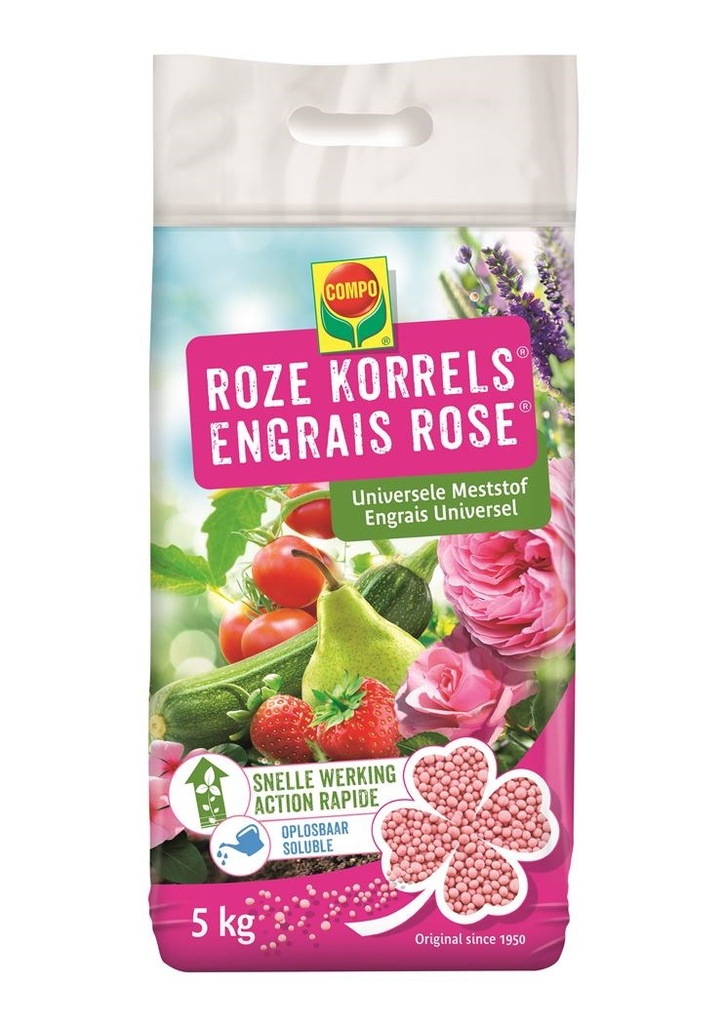 Compo roze korrels 5KG