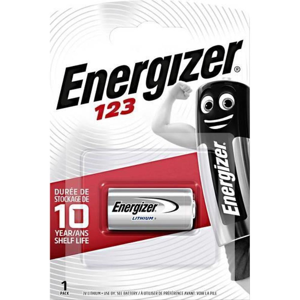 Energizer lithium 3V 123