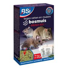 BSI Broma kill tegen ratten en muizen (bosmuis)