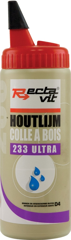 RVIT - HOUTLIJM WIT WATERBESTENDIG - 500GR