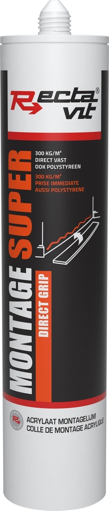 Rectavit montage super acrylaat montagelijm 290ml